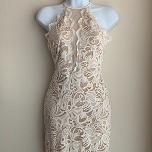 Cream Lace Dress